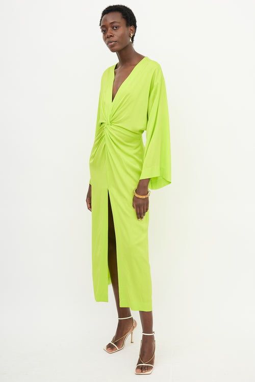 Smythe Satin Twist Dress