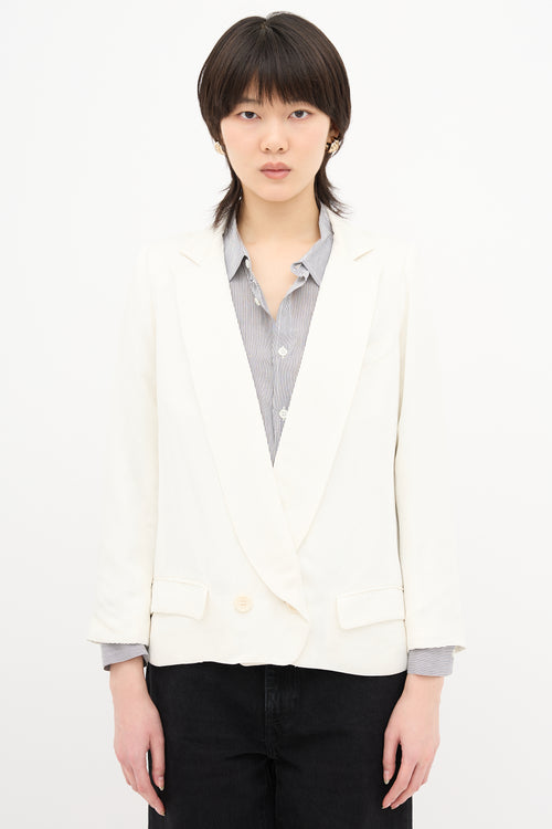 Smythe Long Notched Blazer