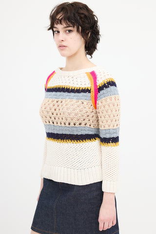 Smythe X Augden Crochet Sweater