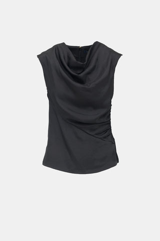 Soeur Satin Eclat Draped Top
