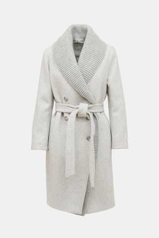 Soia & Kyo Double Breasted & Knit Coat