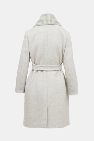 Soia & Kyo Double Breasted & Knit Coat