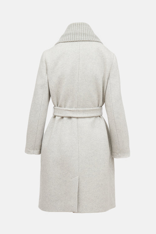 Soia & Kyo Double Breasted & Knit Coat