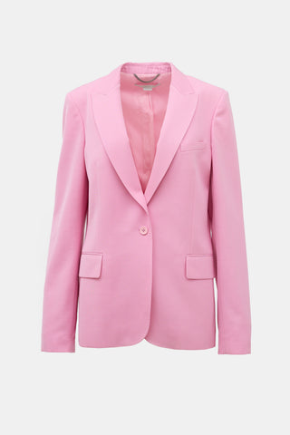 Stella McCartney Wool Single Button Blazer