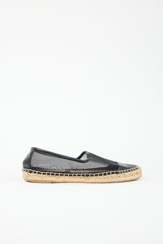 Stella McCartney Faux Leather & Mesh Espadrille