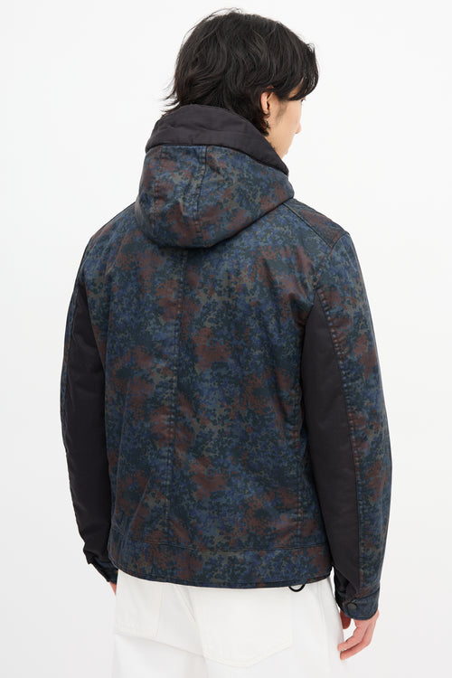 Stone Island Raso Gommato Printed Jacket