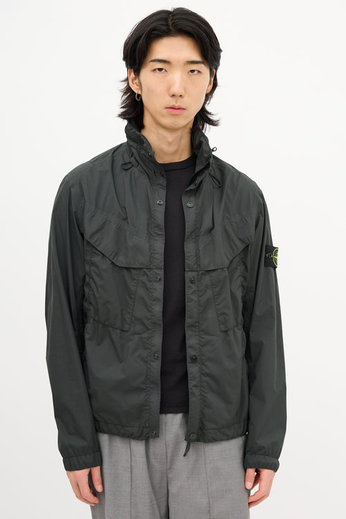 Stone Island Nylon Packable Hooded Jacket
