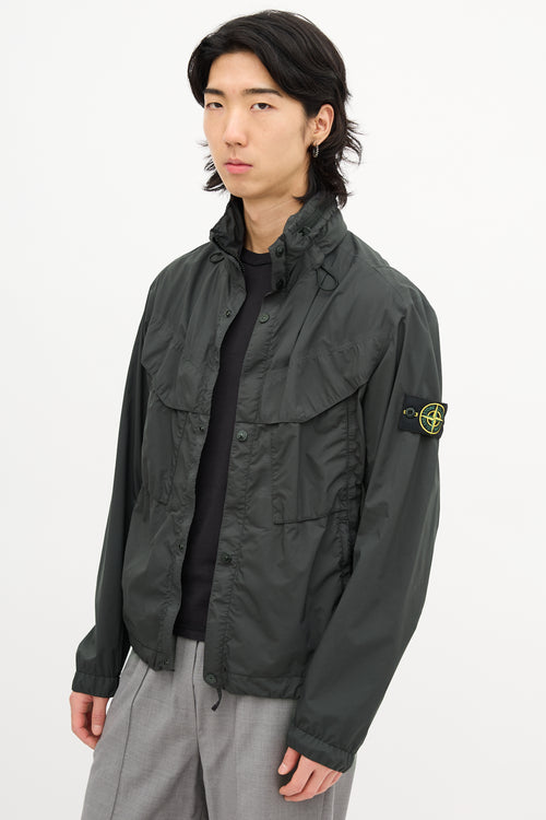 Stone Island Nylon Packable Hooded Jacket