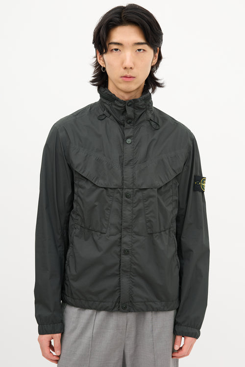 Stone Island Nylon Packable Hooded Jacket