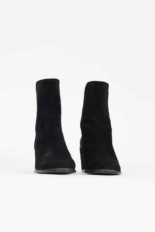 Stuart Weitzman Suede 5050 Ankle Boot