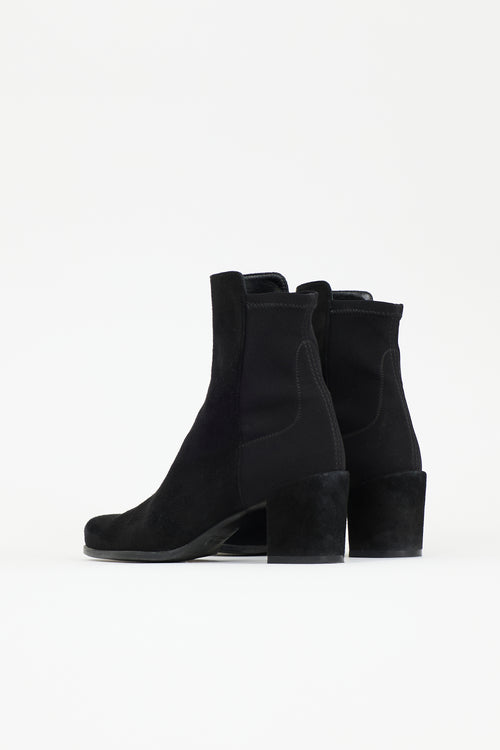 Stuart Weitzman Suede 5050 Ankle Boot
