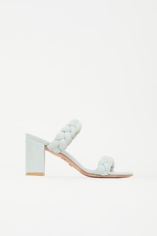 Stuart Weitzman Denim Braida Aleena Sandal