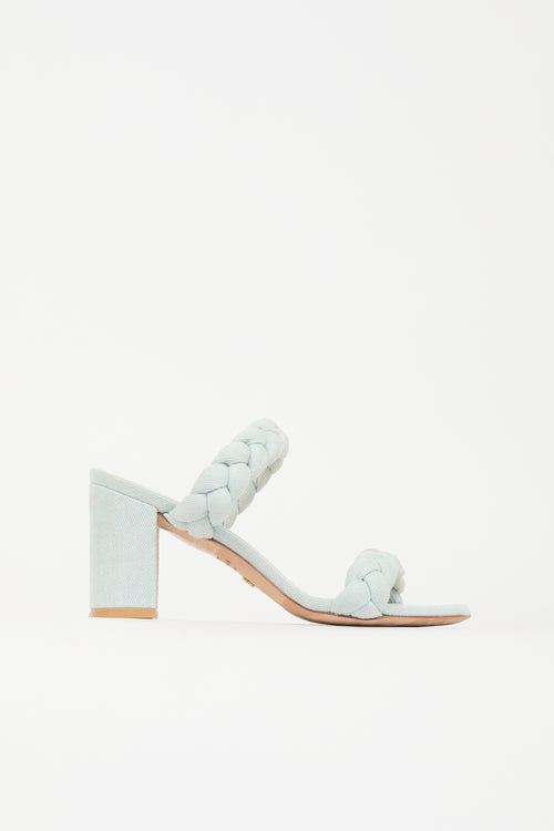Stuart Weitzman Denim Braida Aleena Sandal