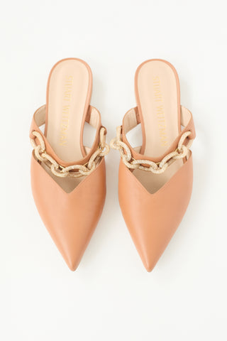 Stuart Weitzman Leather Khloe Mule