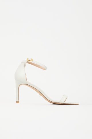 Stuart Weitzman Leather Nudist II Sandal