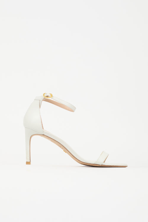 Stuart Weitzman Leather Nudist II Sandal