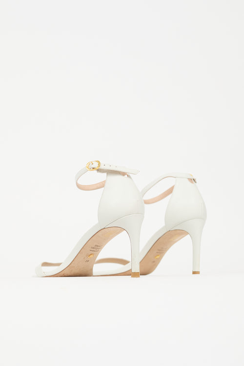 Stuart Weitzman Leather Nudist II Sandal