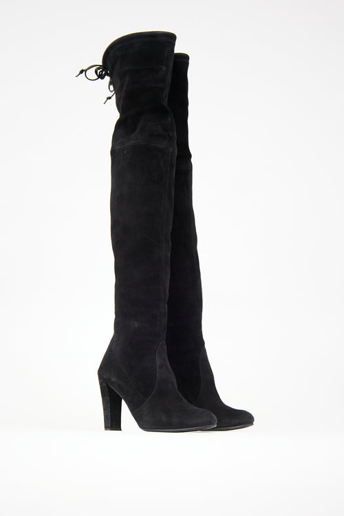 Stuart Weitzman Suede Highland Boot