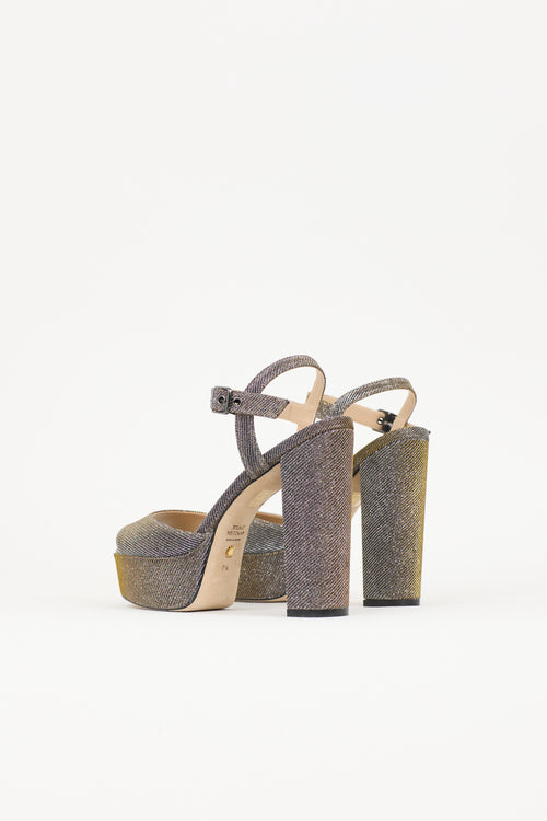 Stuart Weitzman Glitter Dayna II Heel