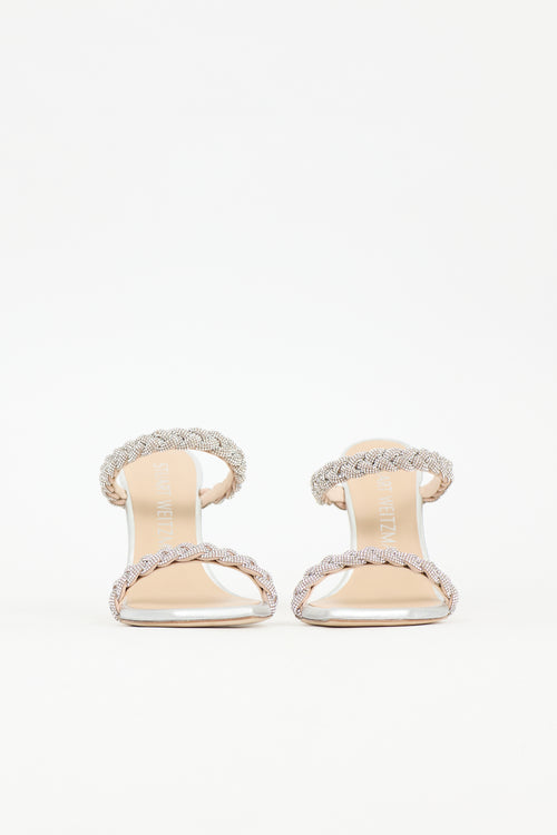 Stuart Weitzman Crystal Addison Sandal