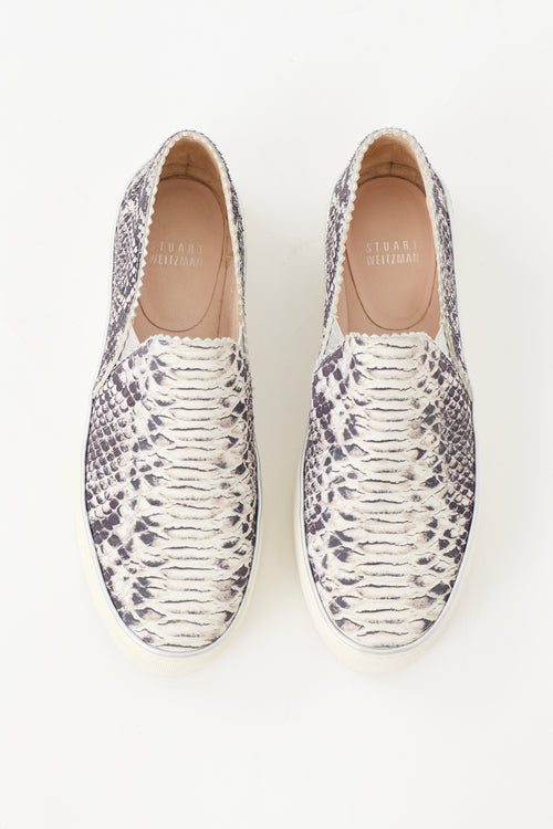 Stuart Weitzman Leather Nugget Sneaker