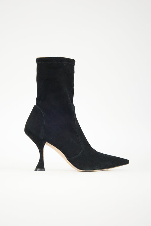 Stuart Weitzman Suede XCurve Boot