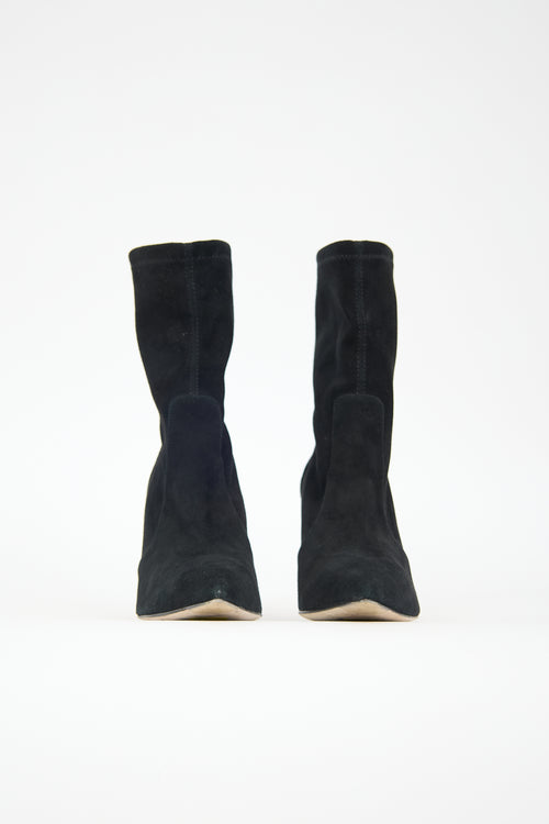 Stuart Weitzman Suede XCurve Boot