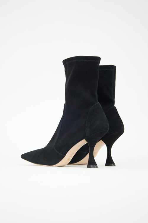 Stuart Weitzman Suede XCurve Boot