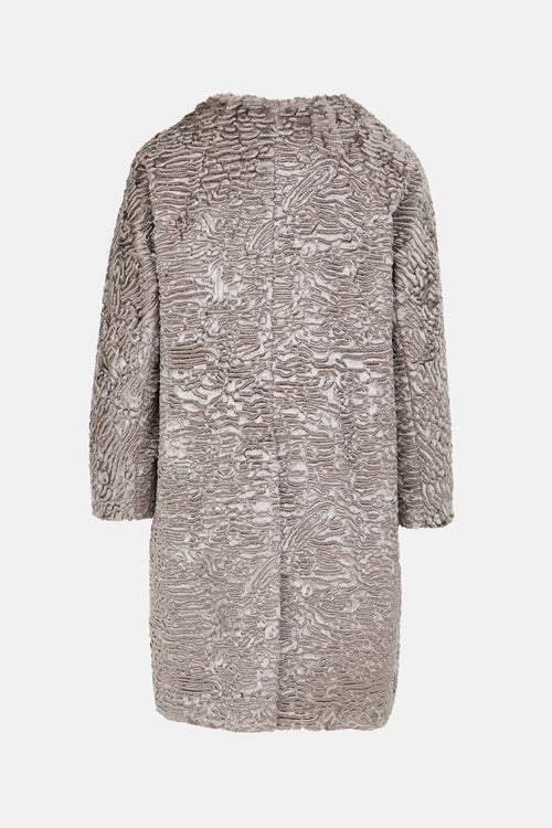 Max Mara Faux Fur Coat