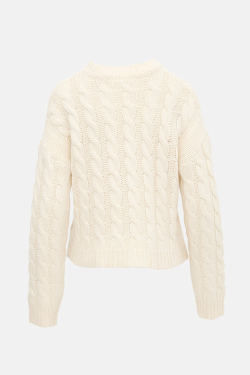 Sablyn Cashmere Cable Knit Sweater