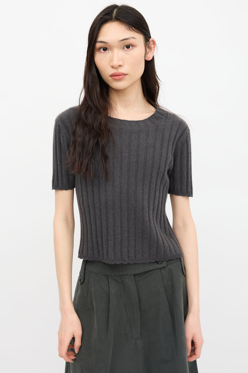 Sablyn Cashmere Knit T-Shirt