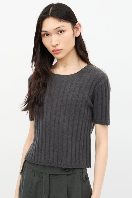 Sablyn Cashmere Knit T-Shirt