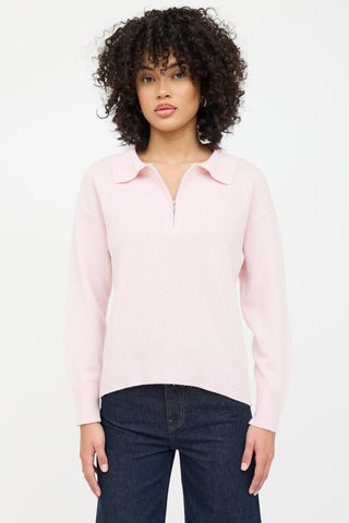 Sablyn Cashmere Polo Top