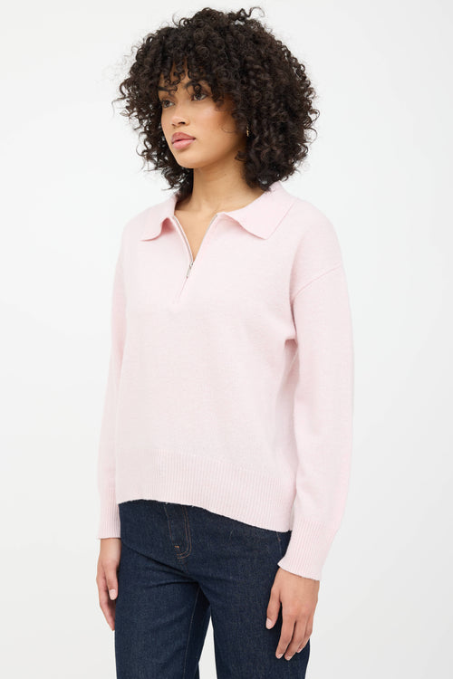 Sablyn Cashmere Polo Top