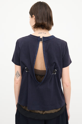 Sacai Mesh Hem Shirt