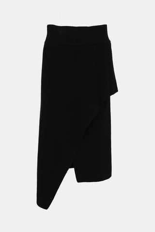 SacaiWool Asymmetrical Skirt