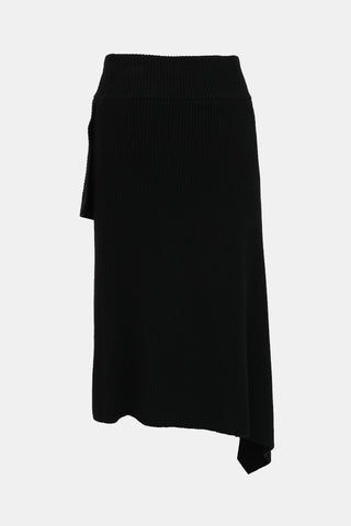 SacaiWool Asymmetrical Skirt