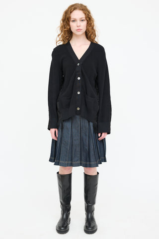 Sacai Knit Lace Cardigan