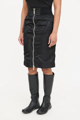 Sacai Nylon Zip Midi Skirt