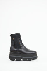 Sacai Black Platform Chelsea Boot