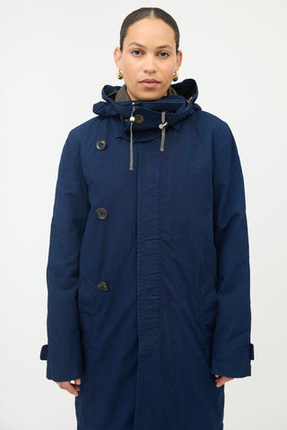 Sacai Chambray Panel Coat