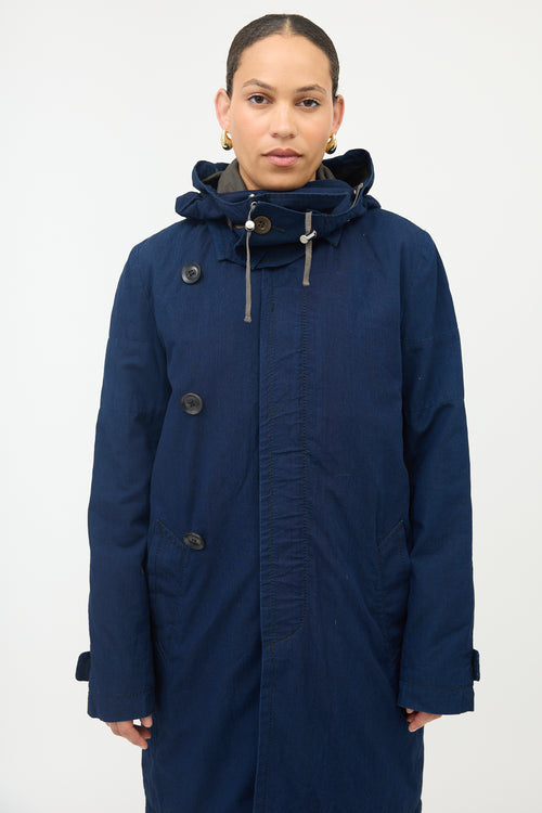 Sacai Chambray Panel Coat