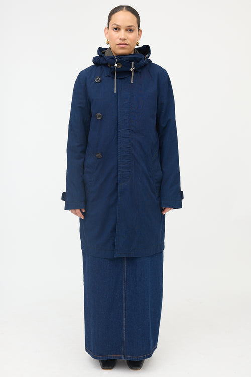 Sacai Chambray Panel Coat