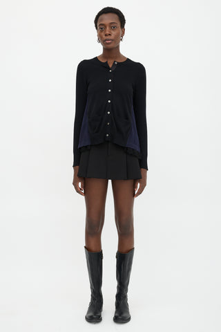 Sacai Colour Block Cardigan
