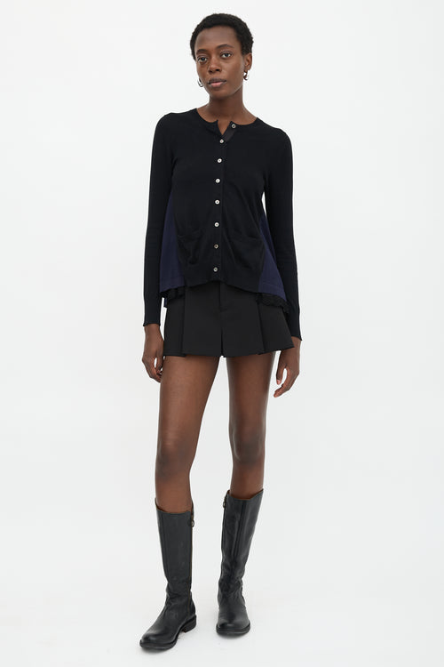 Sacai Colour Block Cardigan