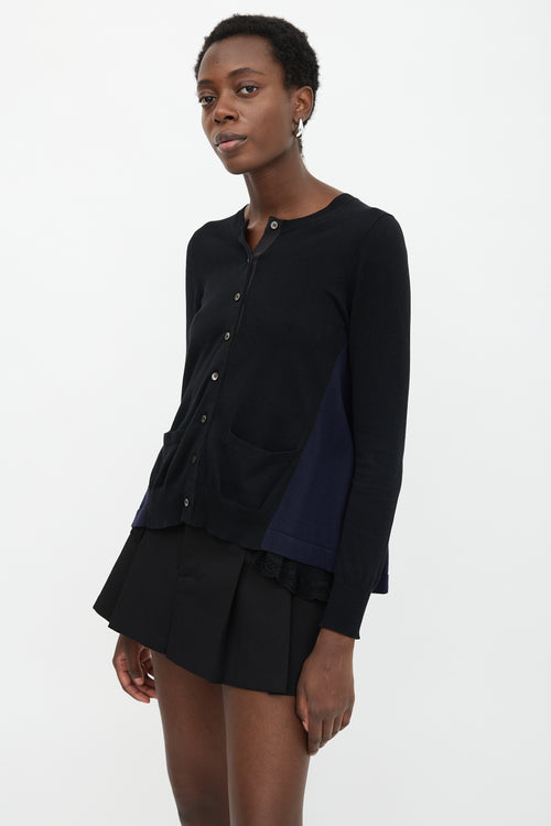 Sacai Colour Block Cardigan