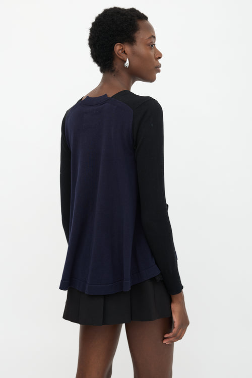 Sacai Colour Block Cardigan