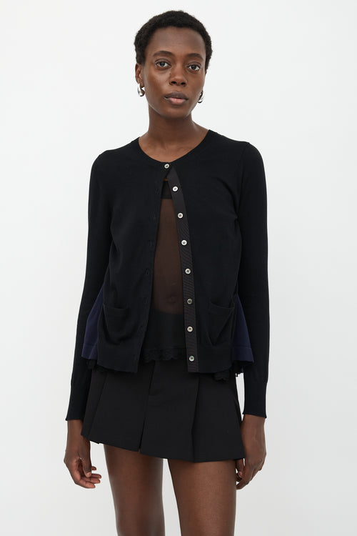 Sacai Colour Block Cardigan