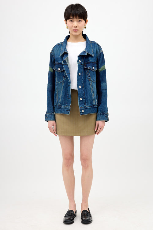 Sacai Denim Patchwork Jacket