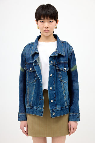 Sacai Denim Patchwork Jacket